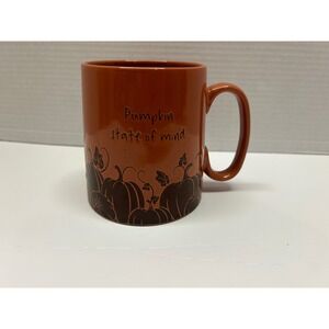 Pumpkin State of Mind‎ Coffee Mug Artisan Collection Fall Thanksgiving Decor